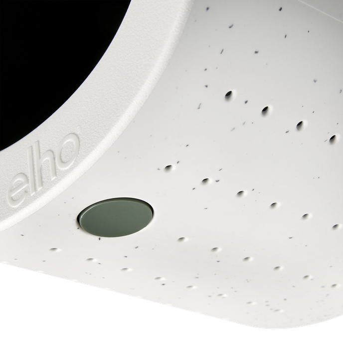 essential mangeoire pour oiseaux 18cm gris fibreux